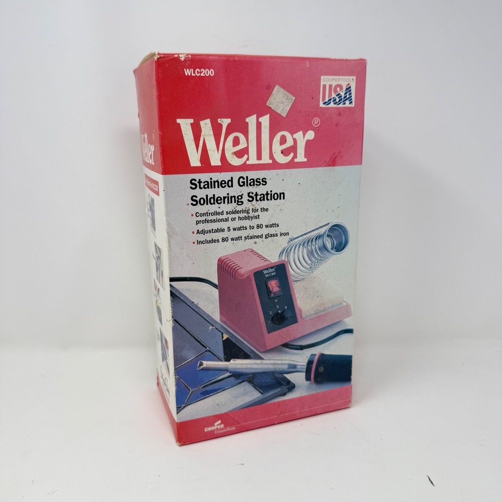 Weller WLC200 Stained Glass Soldering Station 80 Watt Adjustable Power Kit